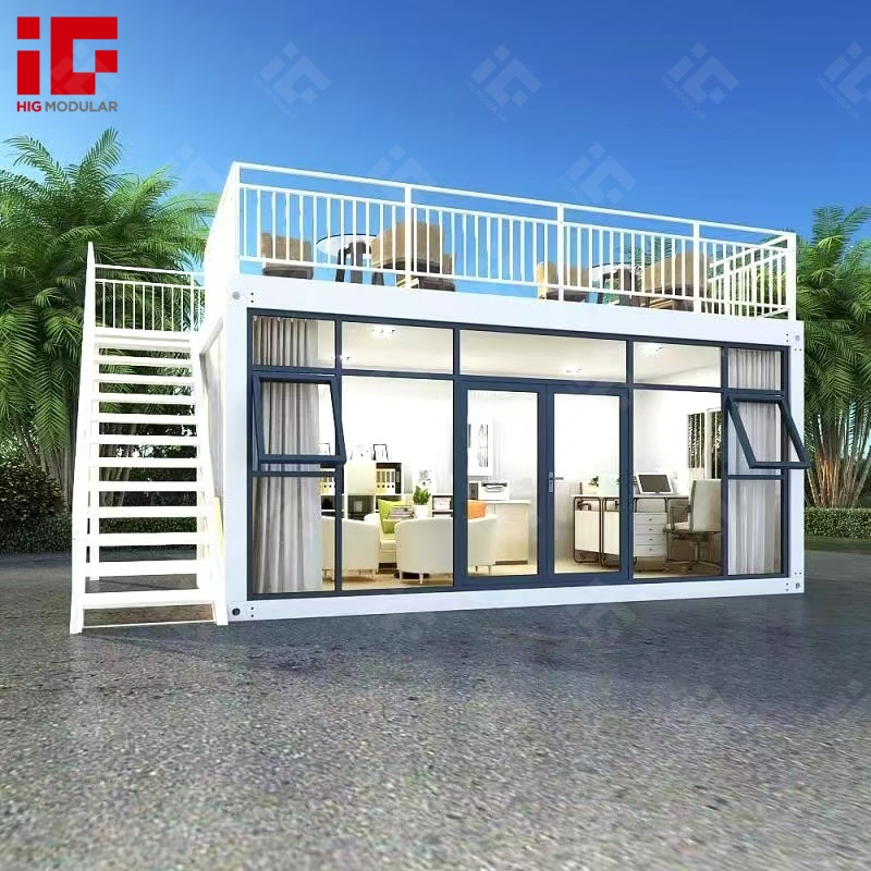 Fast Food Mini Mobile Modern Design Outdoor Modified Container Cafe Pop-up Shop