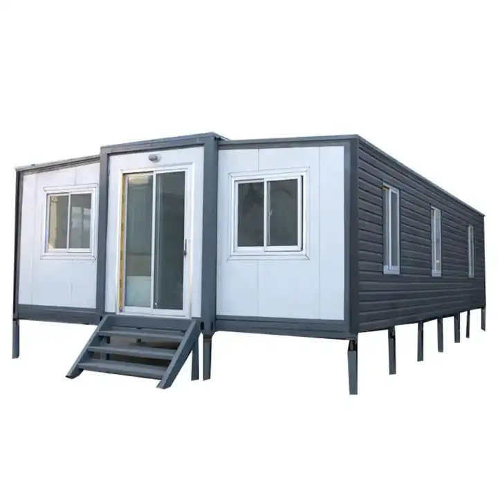 Prefabricated Customized Modular and Expandable Container Apartments in Australia, with Luxurious Two Bedroom Bathroom and Shower Activity Room