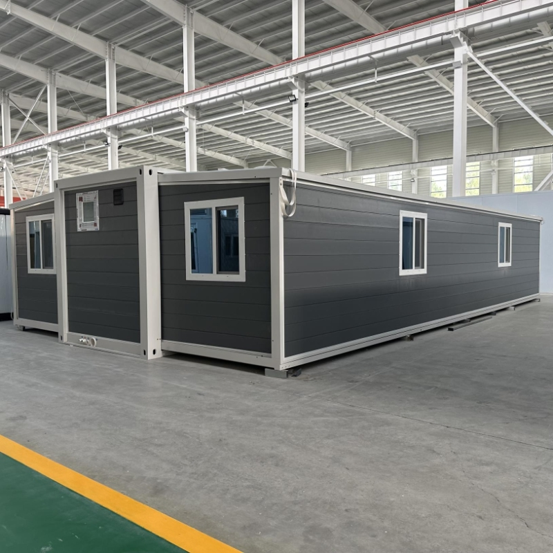 40FT Galvanized Steel Frame Container House for Disaster Relief with Custom Layout