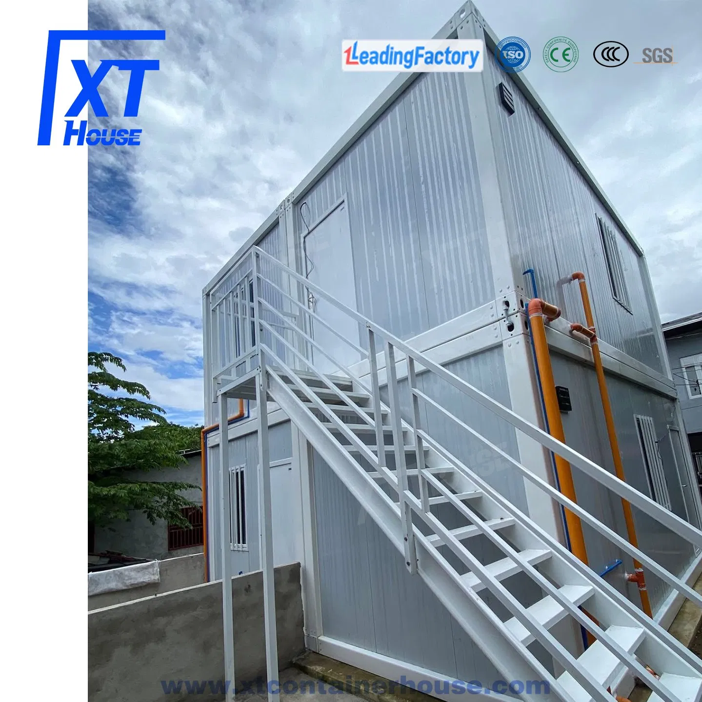 Assembly Portable Prefab Modular Casa Modular Prefabricada Tiny Steel Container House for Camp/Construction Site Worker's Dormitory/Office/Store