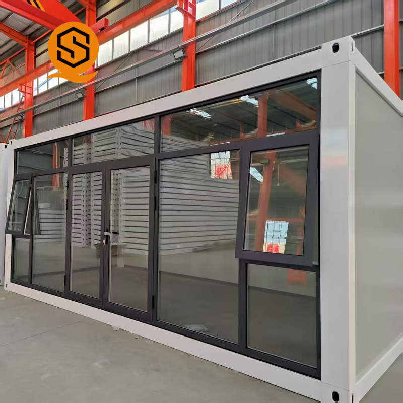Customizable Multi-Story Container Office Building with Balcony —— Appeals to Clients Needing Scalable, Multi-Level Solutions
