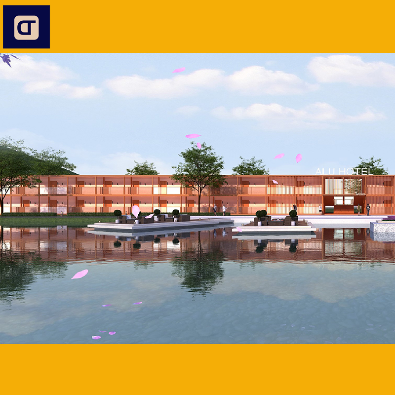 Multi-Story Luxury Modular Hotel Integrated Housing Mobile Building Prefabricated Building