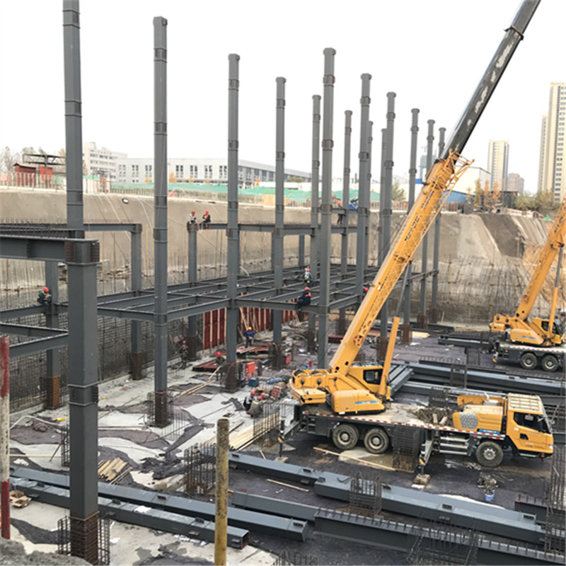 Philippines Multi Story Steel Structure Office Building Prefabricated Steel Structure Workshop Warehouse Building Sample Customization