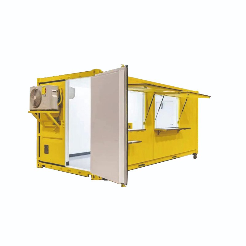 Stylish Mobile Coffee Shop Prefab Building for Modern Cafes