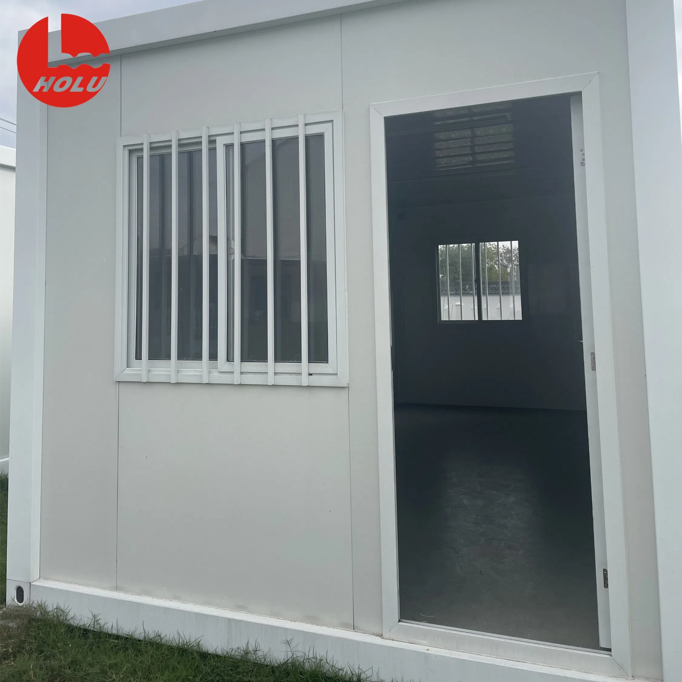 Easily Movable Expandable Easy-to-Move Foldable Double-Wing Prefab Container Steel Structure House for Emergency or Commercial Use