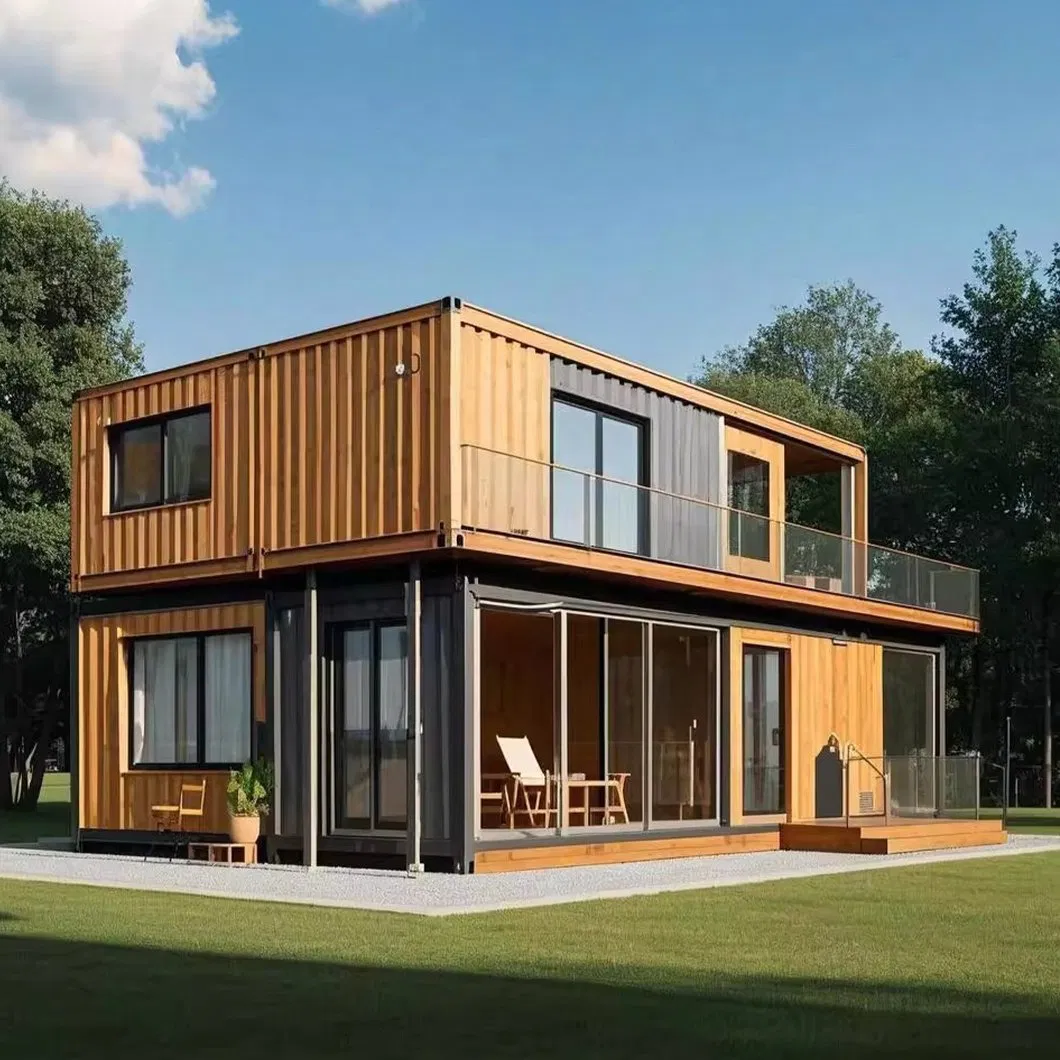 Modern Design Prefab Modular Luxury Container House Portable Villa Steel Structure with Movable Hotel Prefabricated Villa