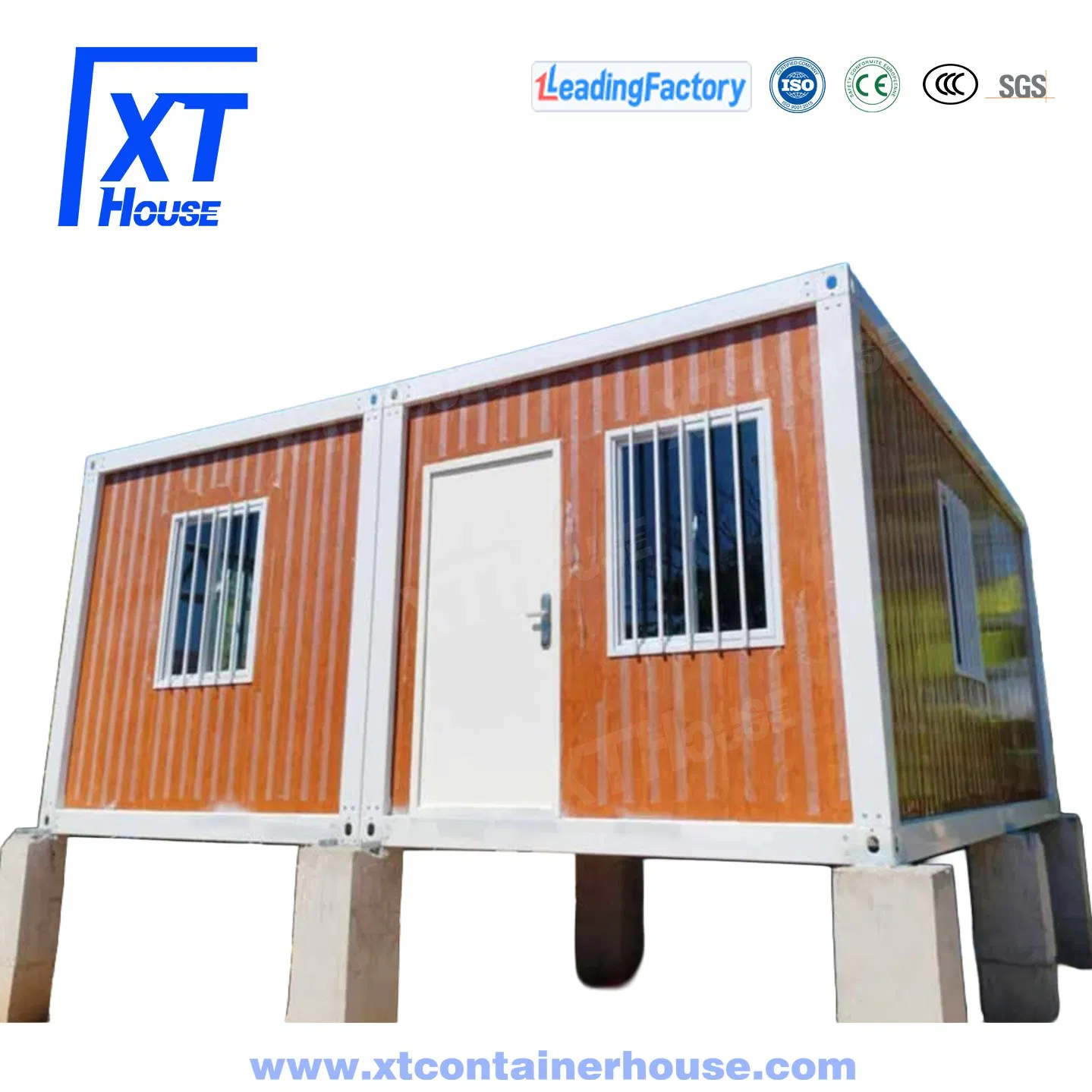 Assembly Portable Prefab Modular Casa Modular Prefabricada Tiny Steel Container House for Camp/Construction Site Worker's Dormitory/Office/Store