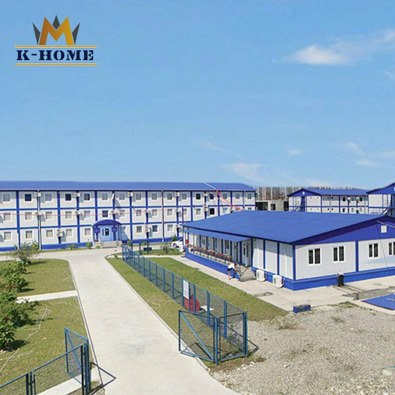 Oilfield Crew Quarters Prefabricated Modular Container Housing with Kitchen and Bathroom