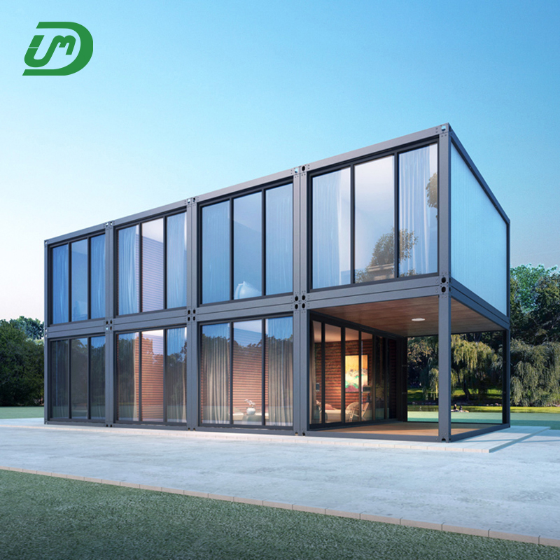 Flatpack Office Insulated Prefab Casa Prefabricada De Brasil Juice Shop Container House for Cold Climate