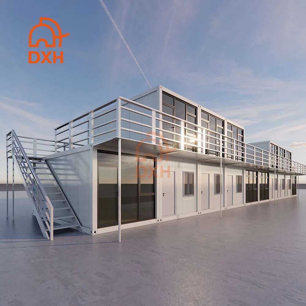 Dxh Mine Worker Dormitory Temporary Living Modular Custom House Camp Container Home