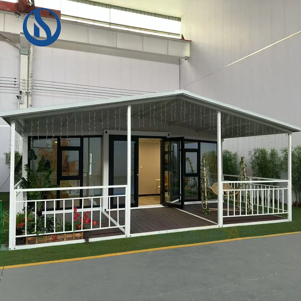 Honlu 20FT Luxury Prefabricated House Detachable Container Modular House Camping 3 Bedroom Double Decker Prefab Tiny Home