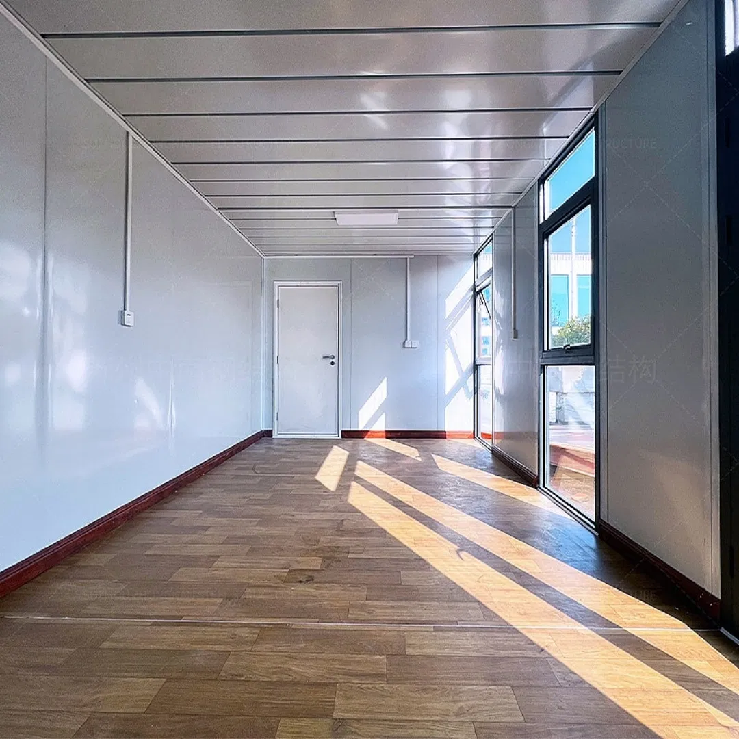 Eco-Friendly Packaged Container House with Solar Panel Readiness, Ideal for off-Grid Living and Sustainable Tourism