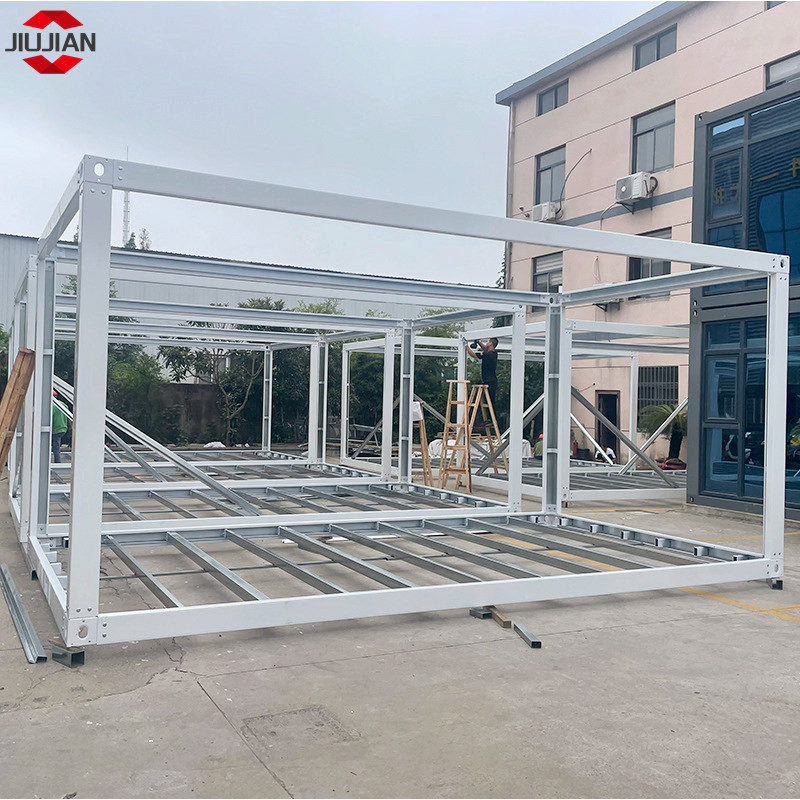 20FT Prefabricated Movable/Mobile Prefab Flat Pack Modular Folding/Fold/Foldable Detachable Living Container House for Dormitory/Office/Hotel/Labor Camp/School