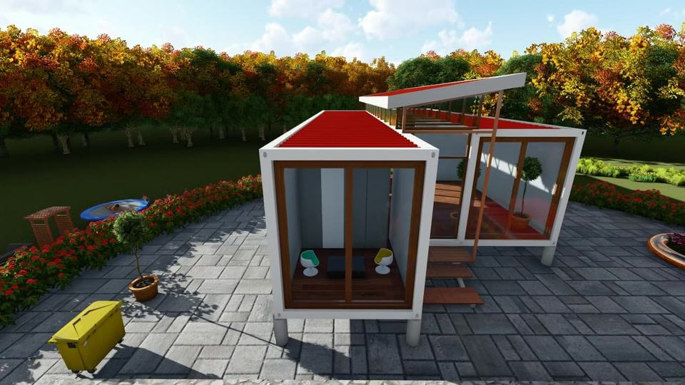 Low Cost Modular Building High Quality Environmental Prefabricated Container House Apartment