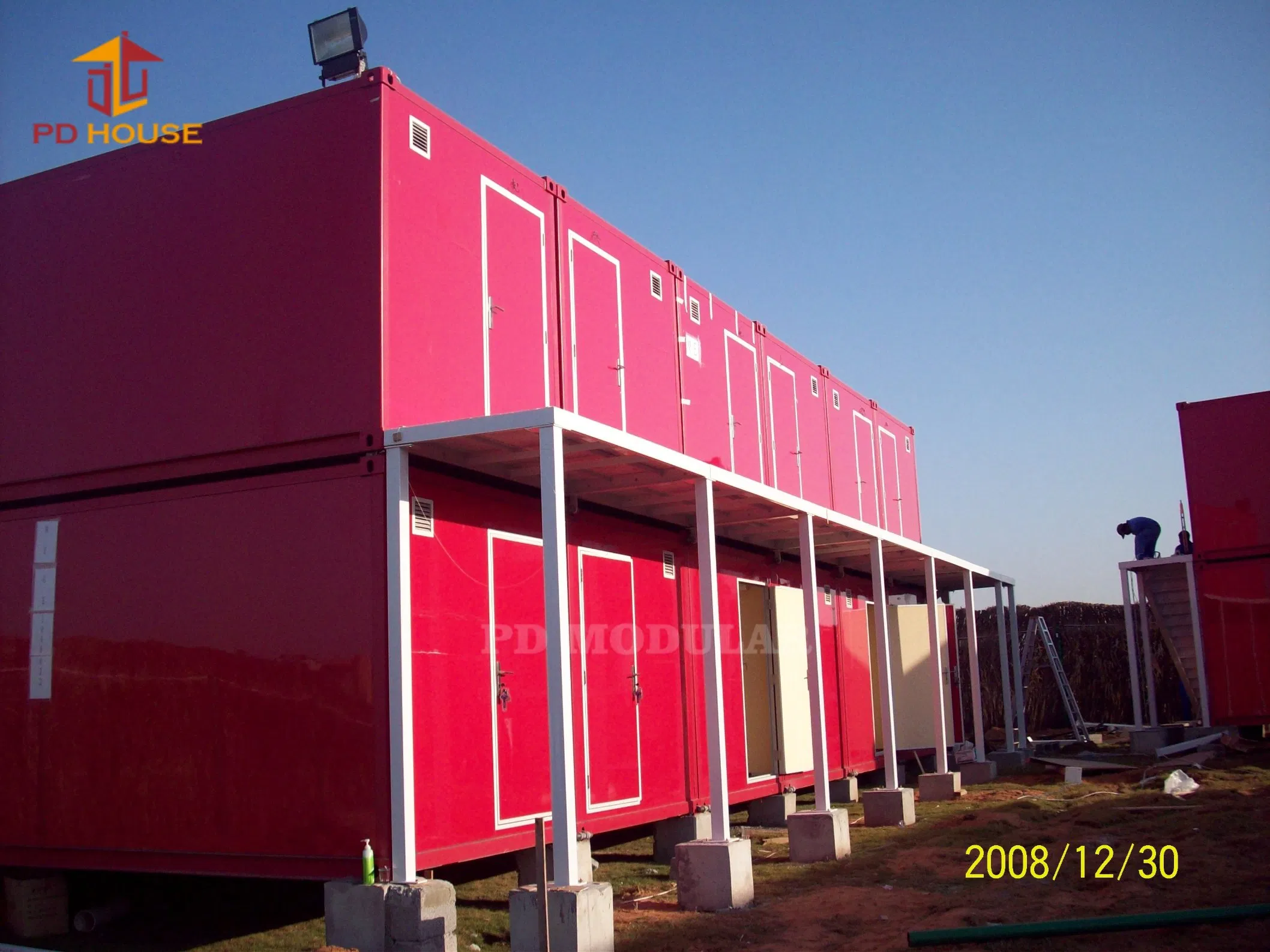 High Temperature Hot Container Worker Dormitory Construction Building Modular Temporary Accommodation House