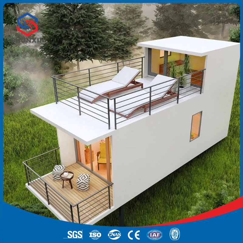 Modified Container Steel Modular Prefabricated Vessel Modern Capsule Luxury Prefab House Villa