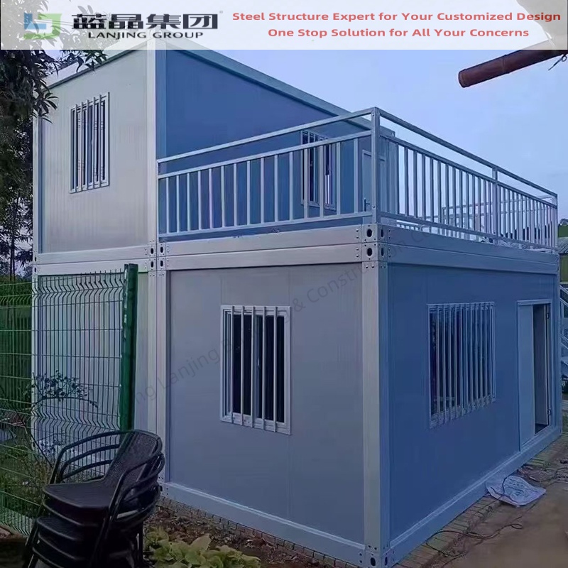 Quickly Assembled Prefabricated Flat Pack Container House Housing Solution