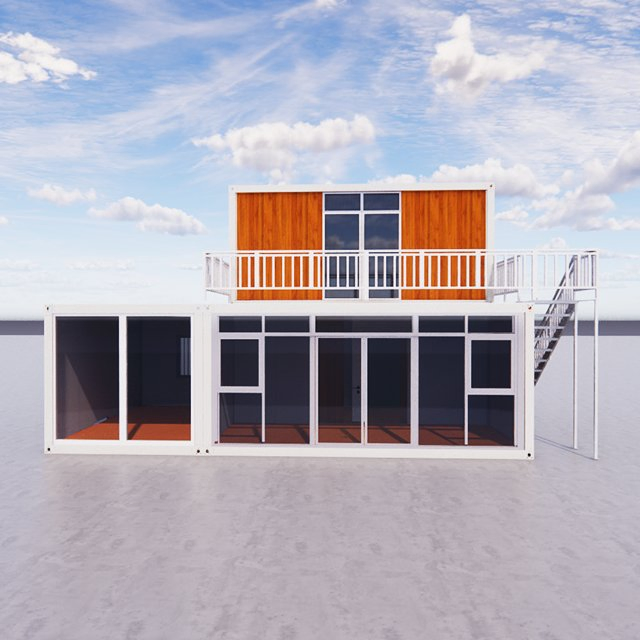 Wholesale Custom Movable Container House Luxury Homes Prefabricated Insulated Prefab Flat House Cold Climate