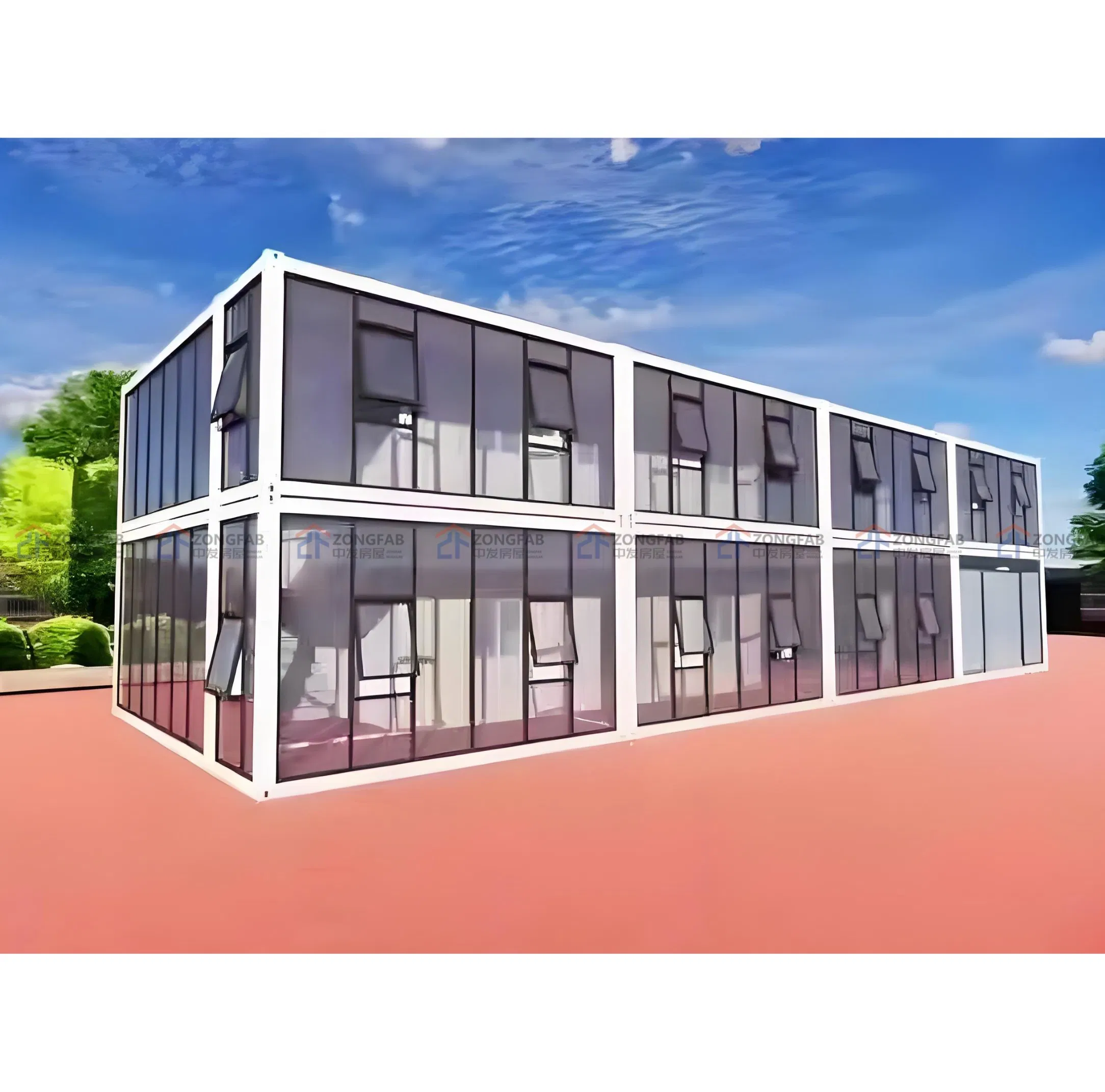Factory Price Fast Build Assemble Install 20FT 40FT Living Tiny Modular Container House Camp Cabin Affordable Apartment Project
