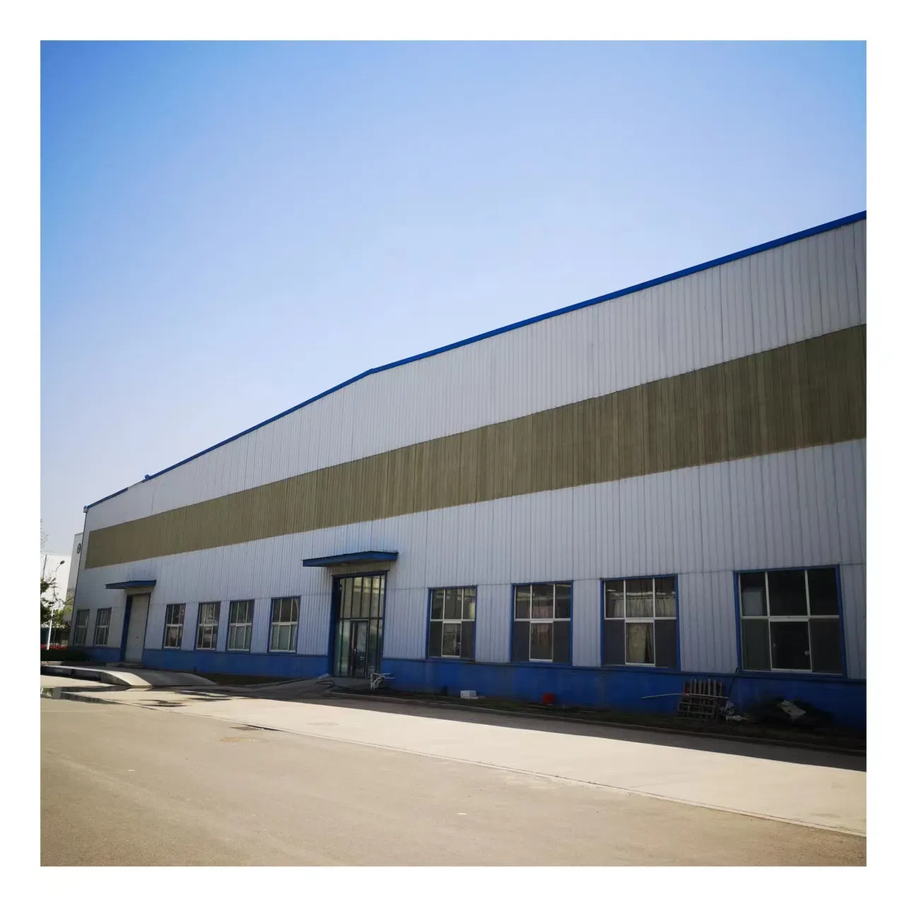 Prefab Structural Steel Structure Two Story Building