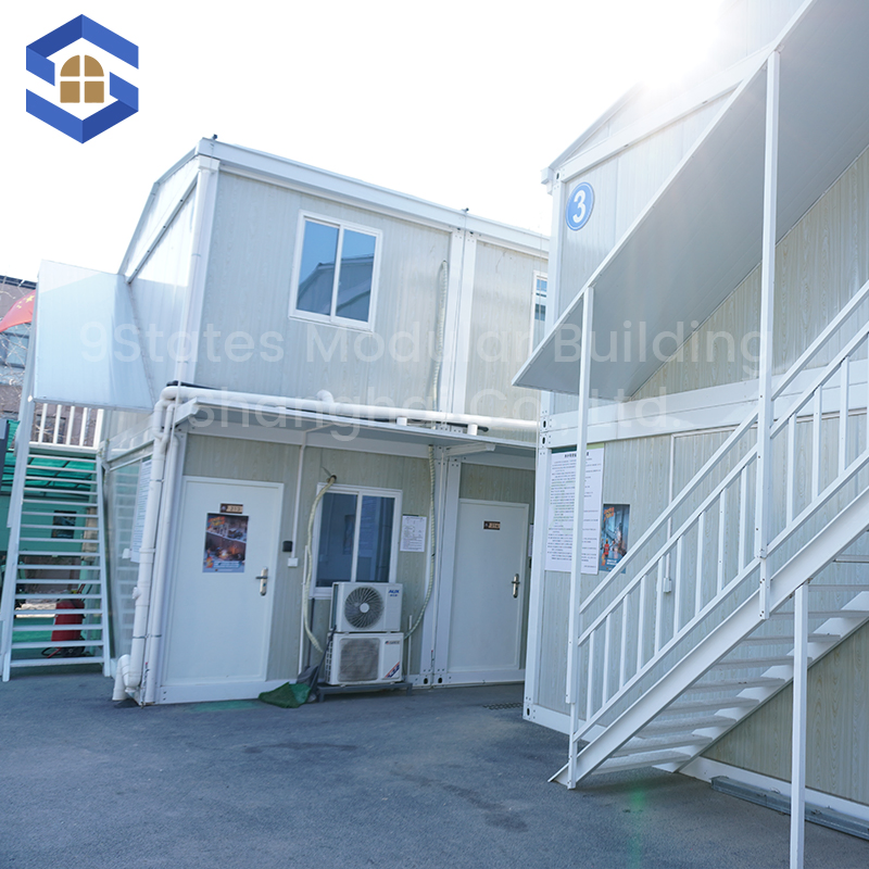 Chic Prefab Container Apartment Casa Modular Prefabricada Customizable Steel Structure Prefab House for Export
