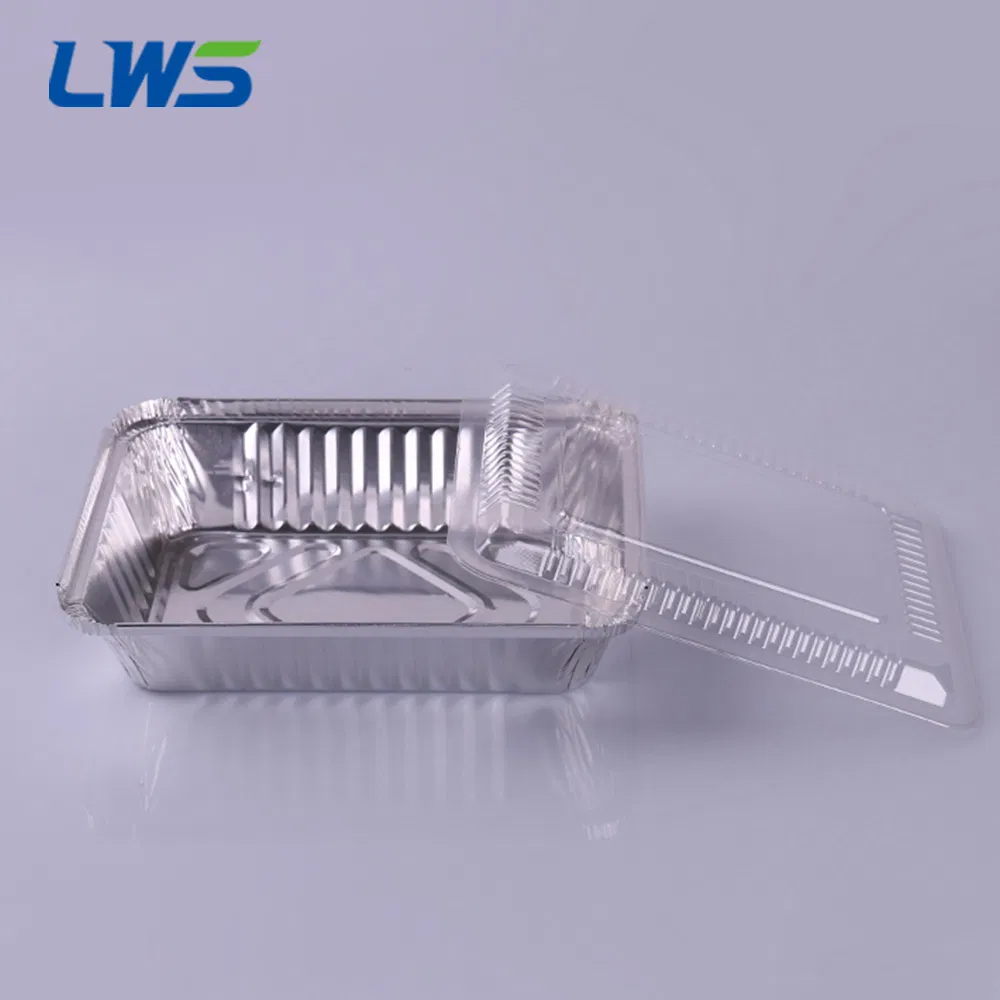 Small Takeaway Round Color Disposable Aluminum Foil Food Baking Container with Cover