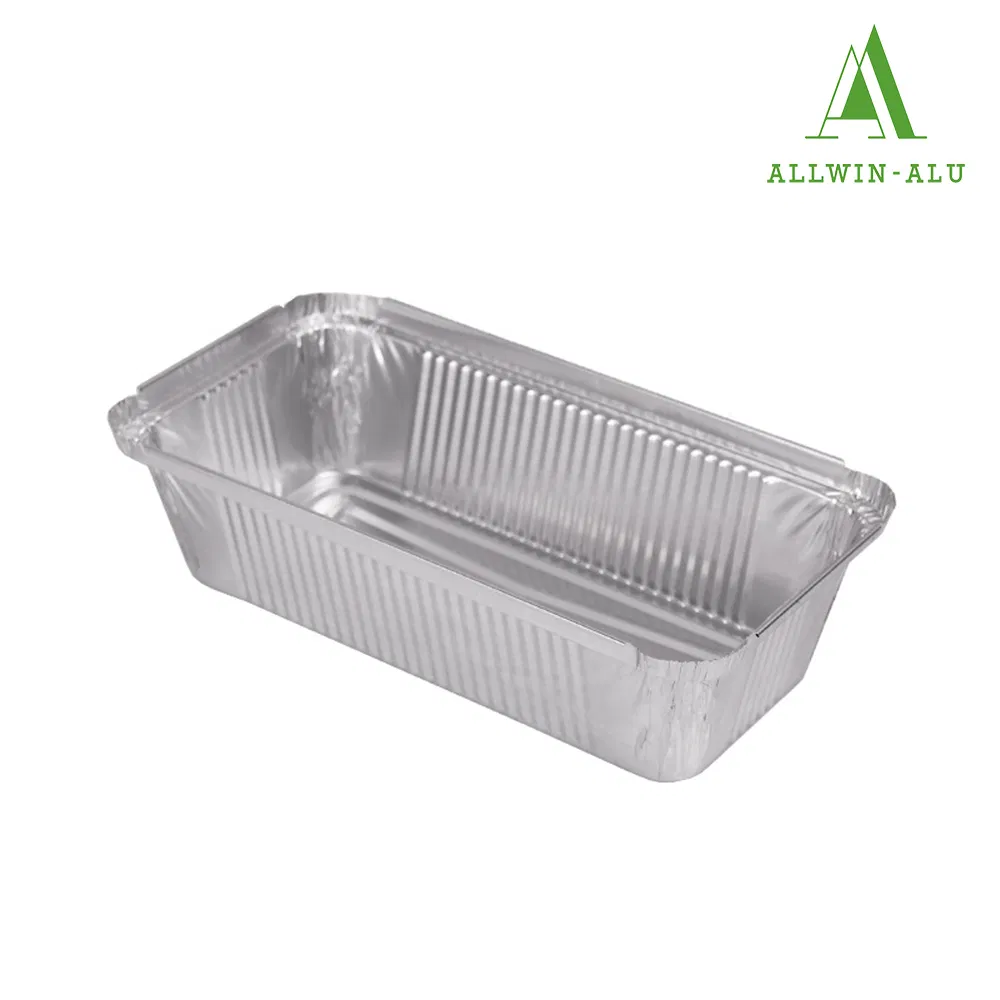 Hot Selling Size 750ml Disposable Kitchen Food Cooking Aluminum Foil Food Container with Lid