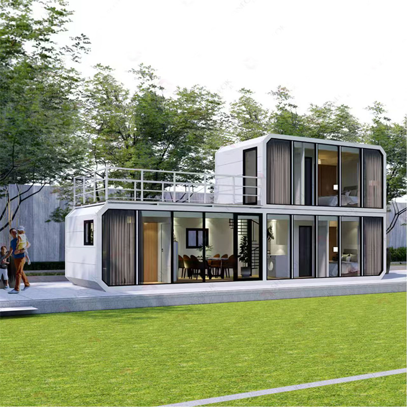 20FT Modular Container House High End Modular Container Home Solar Powered &amp; off-Grid Modern Style Container House