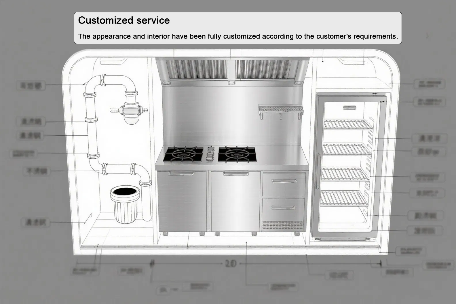 Kitchen Dining Car Support