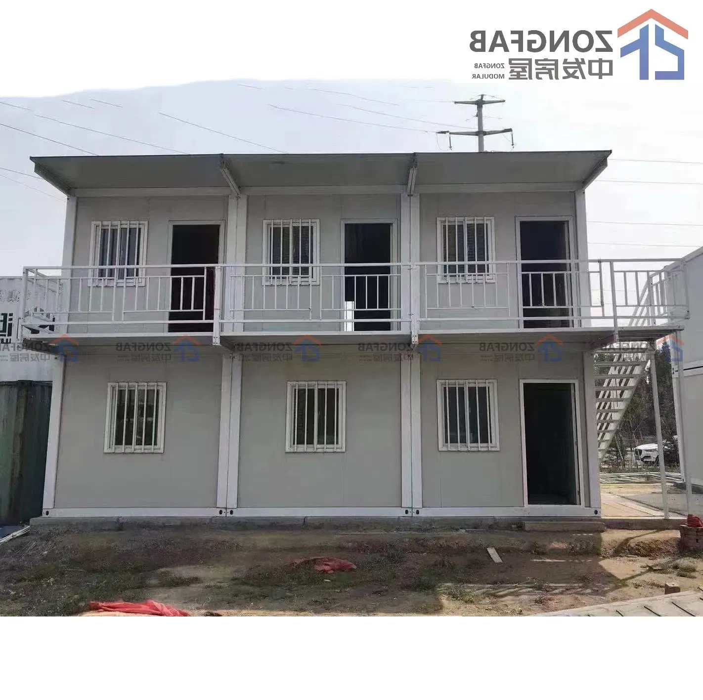 Factory Sale Wholesale Steel Prefab Container Modular Prefabricated Office House for Worker Dormitory Camp Construction Site Cabin