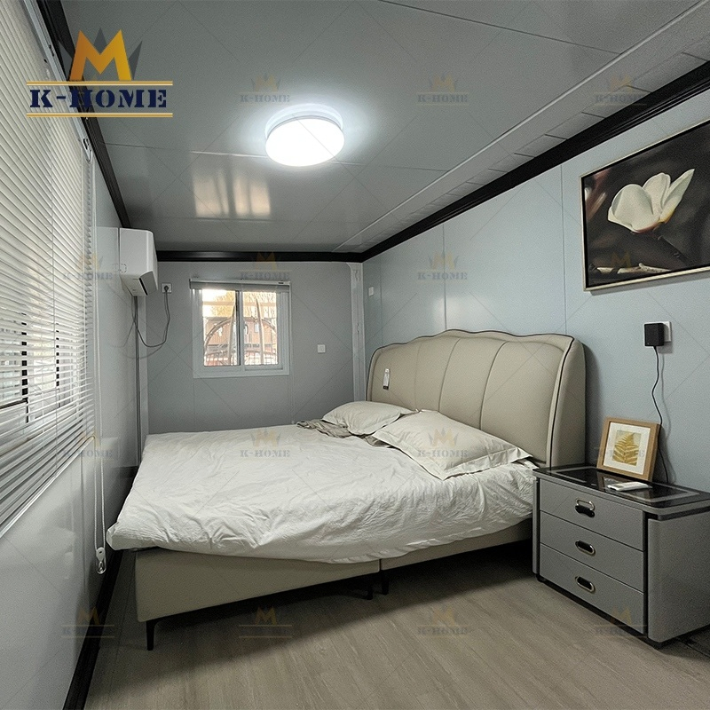 Modular Portable 20FT &amp; 40FT Prefab Expandable Containers Double Wing Foldable Houses