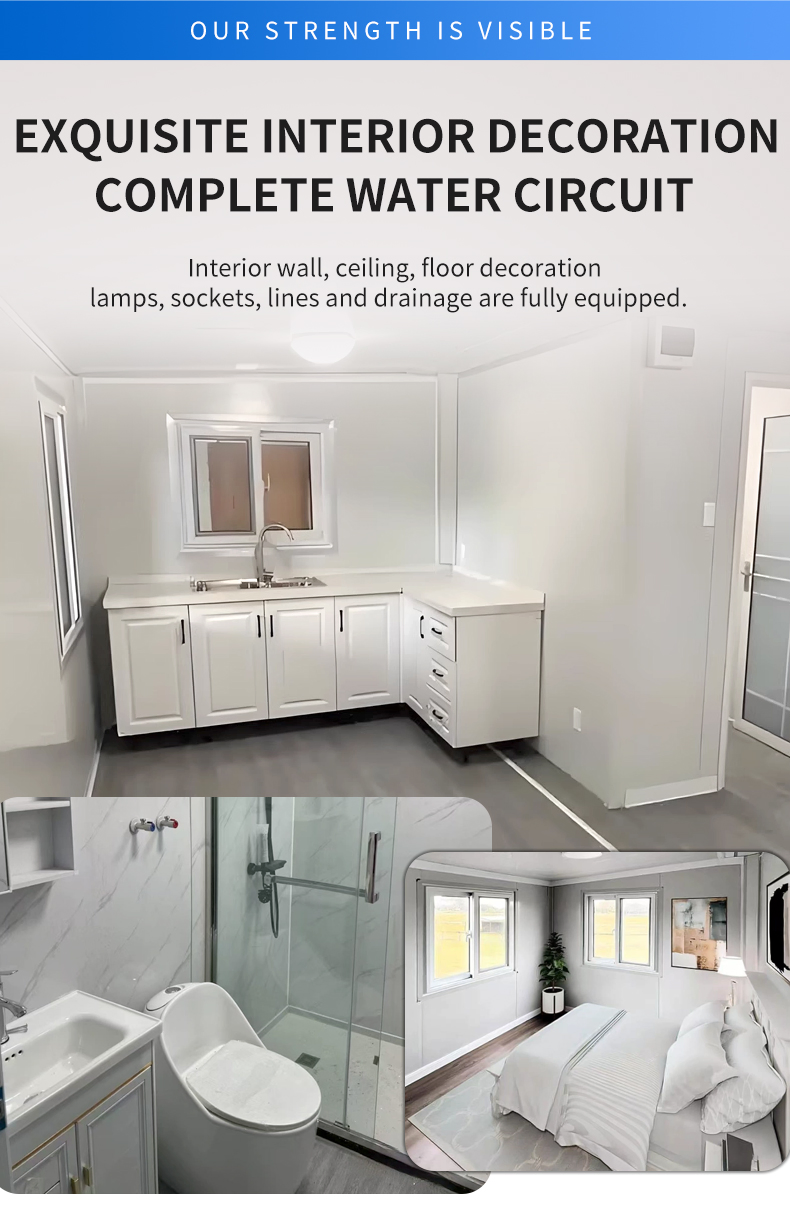 Insulated Expandable Container House Casa Prefabricada for Cold and Hot Climate Comfort