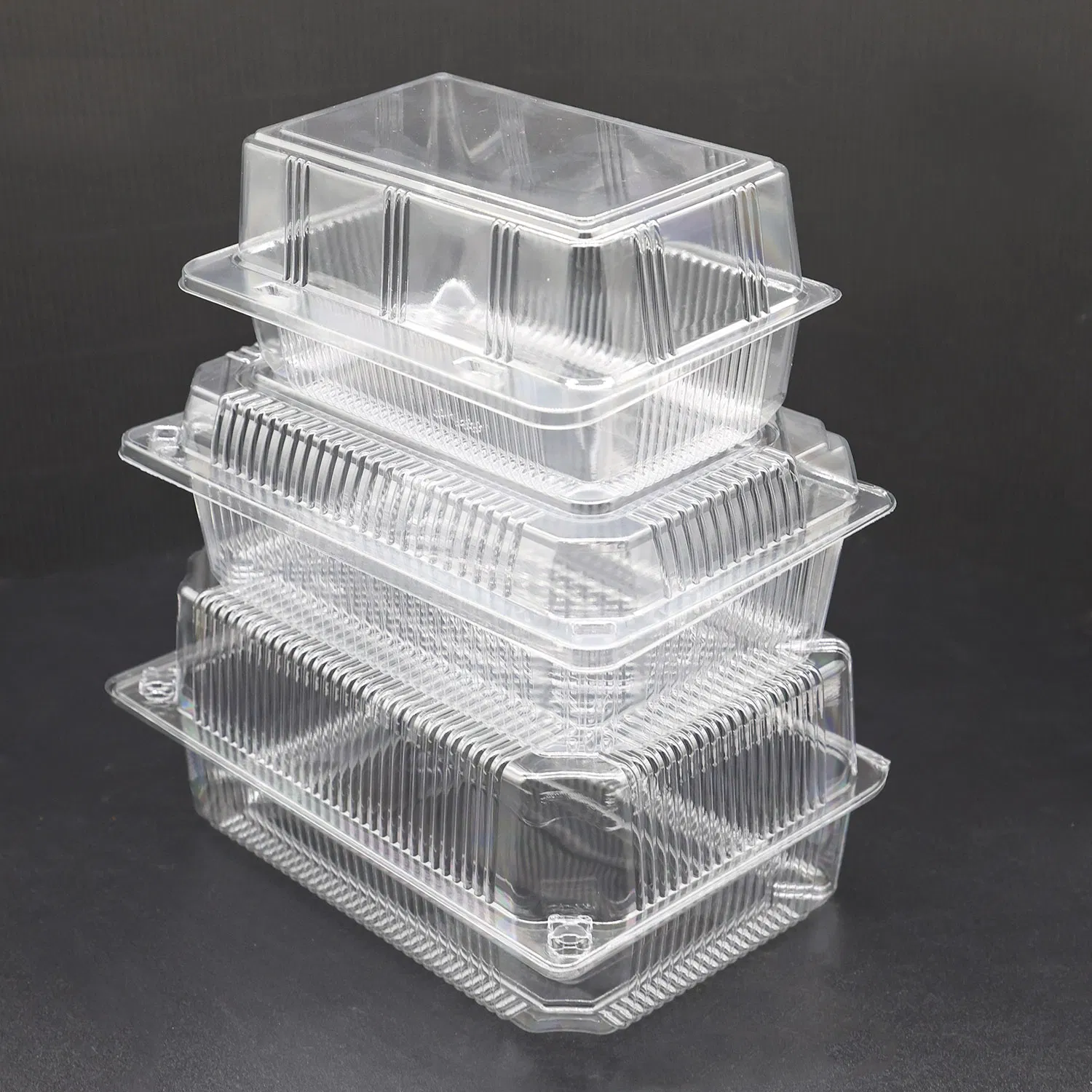 Transparent Pet Fresh Fruit Storage Container - Leakproof &amp; Stackable Design