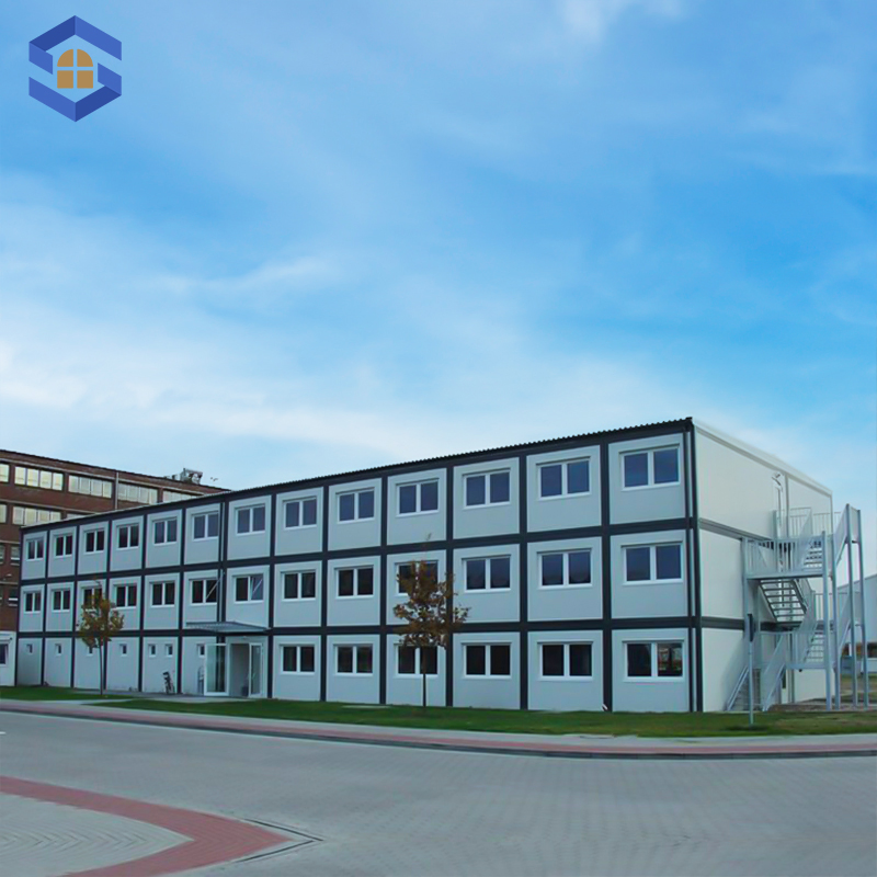 Flat Panel Container Soundproof Philippines Construction Worker Dorm Prefab Prefabricated Tiny House for Large-Scale Events &amp; Sports Games/Military Camps