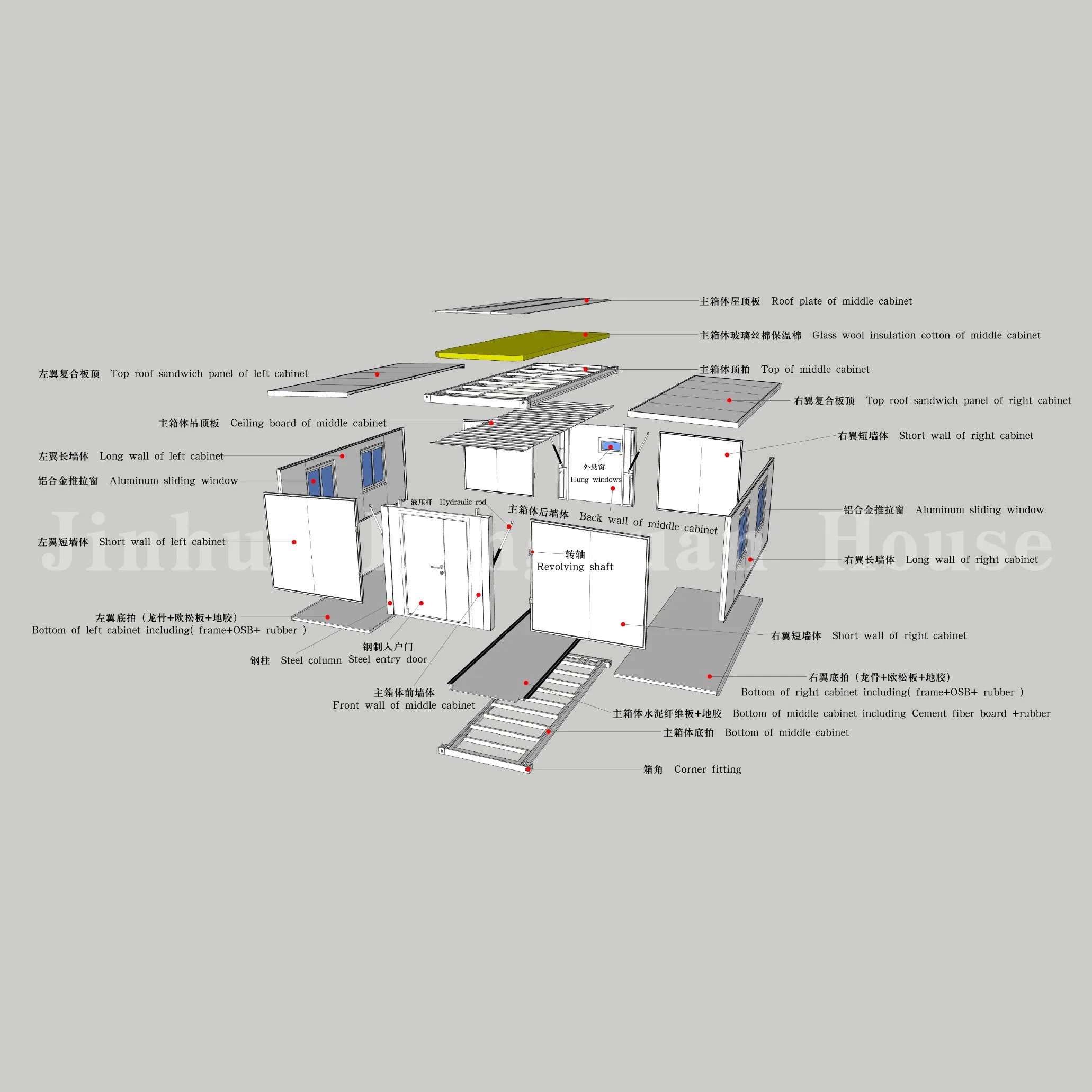 20FT Expandable Weather-Resistant Steel Container House Versatile Use Disaster Relief Hotel Home Office Shop Office Villa Kiosk
