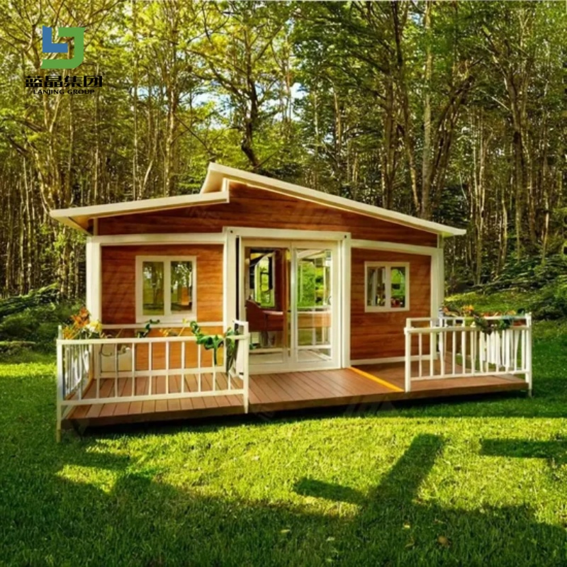 Expandable Prefab Container House - Foldable Steel Frame Portable Home for Office, Camping, Emergency Shelter - Quick Assembly &amp; Weatherproof