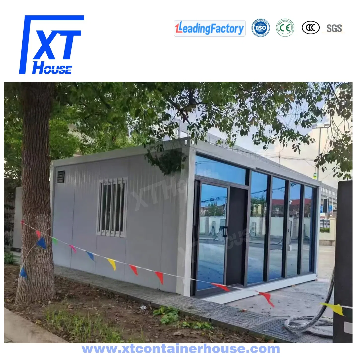 Assembly Portable Prefab Modular Casa Modular Prefabricada Tiny Steel Container House for Camp/Construction Site Worker's Dormitory/Office/Store
