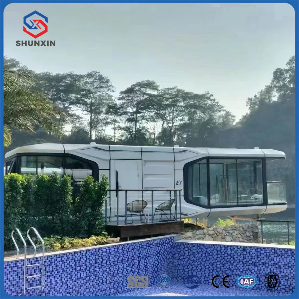 Hot Sale Apple Container Modular Prefabricated Vessel Modern Capsule Luxury Prefab House Villa