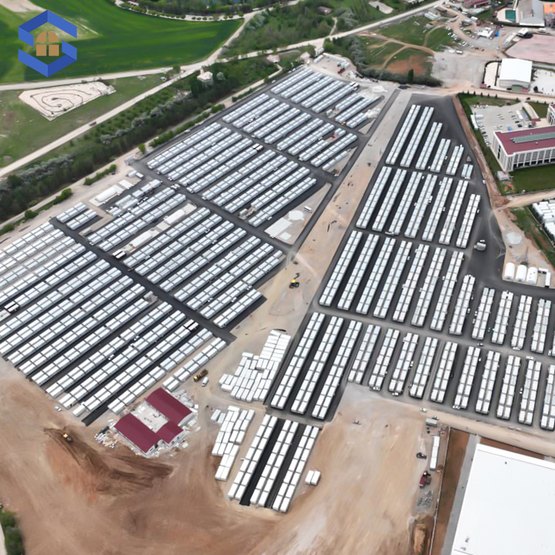 Container Resettlement Housing Solutions with Prefabricated Steel Structure Design