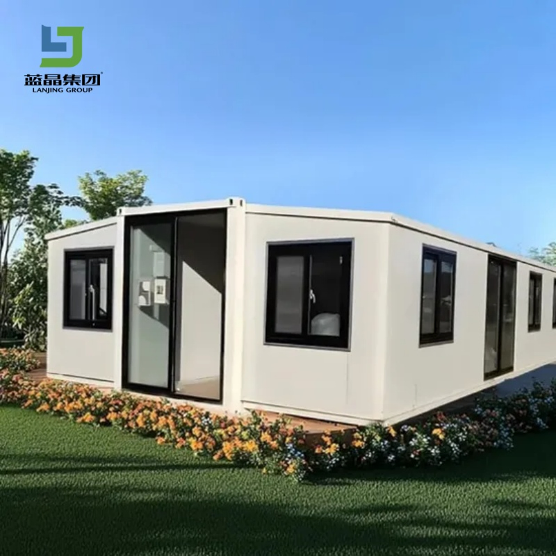 Expandable Prefab Container House - Foldable Steel Frame Portable Home for Office, Camping, Emergency Shelter - Quick Assembly &amp; Weatherproof