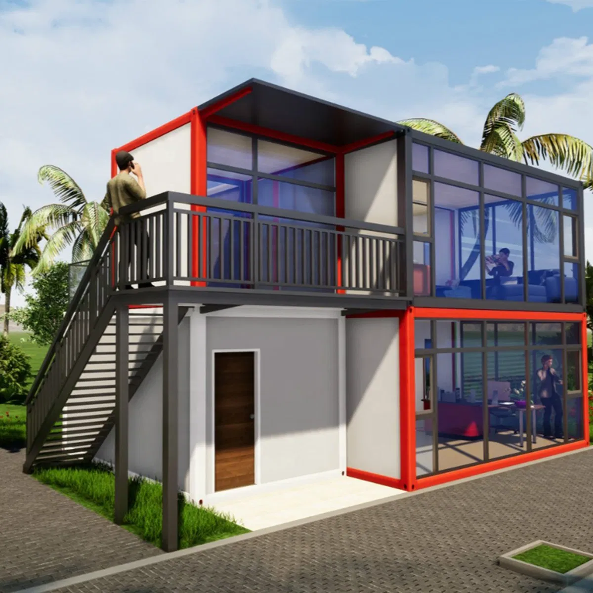 Suitable for Disaster Relief and Emergency Shelter Container House
