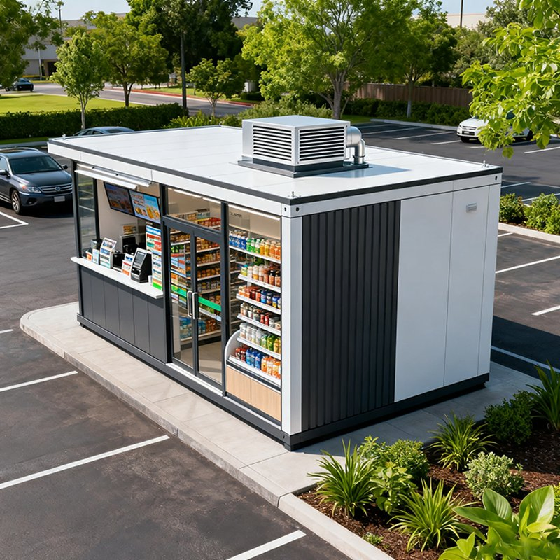 Customizable Prefab Shop Container House for Retail Businesses