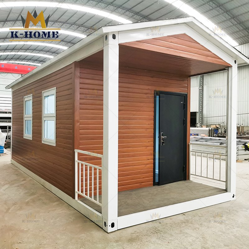 Modern Mobile Prefab Modular Gable Roof Living Container Tiny House Community
