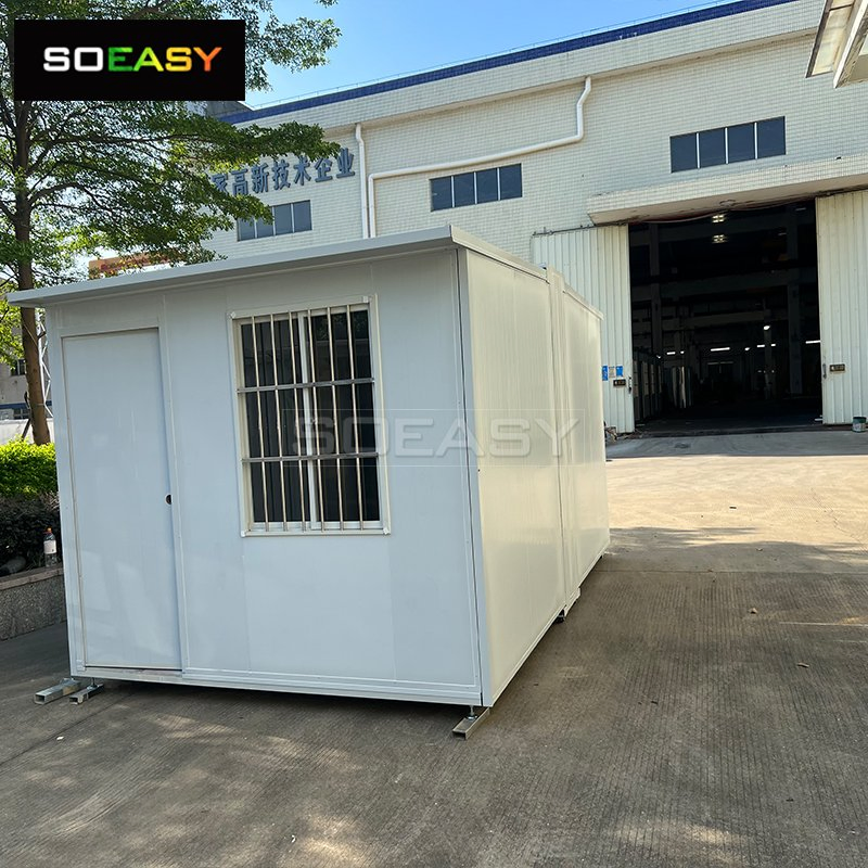 Prefab Tiny Temporary Offices Mobile Expandable Dormitory Container Portable Refugee House