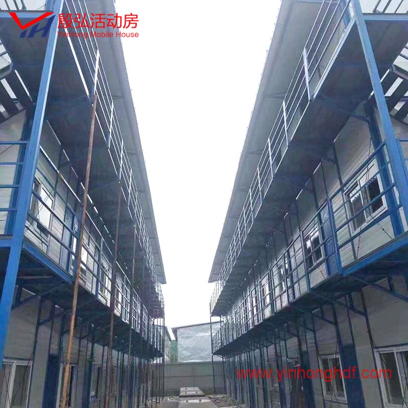 Environmental Protection Weather Proof Mobile Temporary Flat Roof Prefab K House