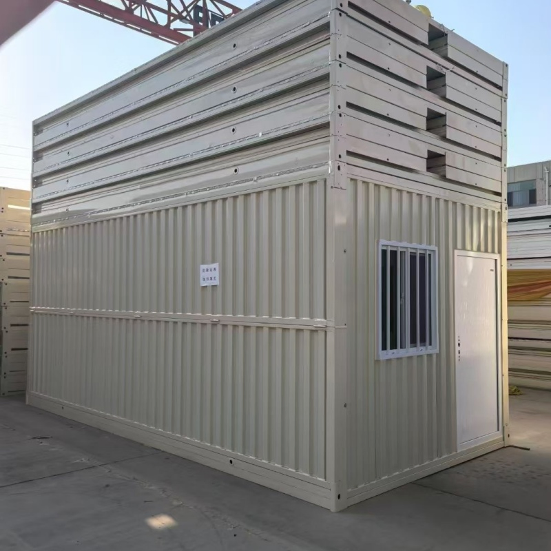 Portable 20FT &amp; 40FT Prefab Modular Homes Ready-Made Sandwich Panel Foldable Folding Container House for Emergency Shelter