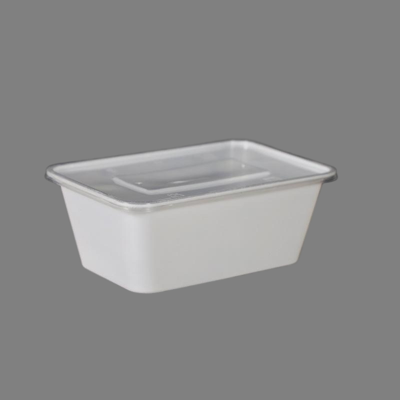 500/650/750ml Disposable Lunch Boxes/Rectangular Fast Food Containers