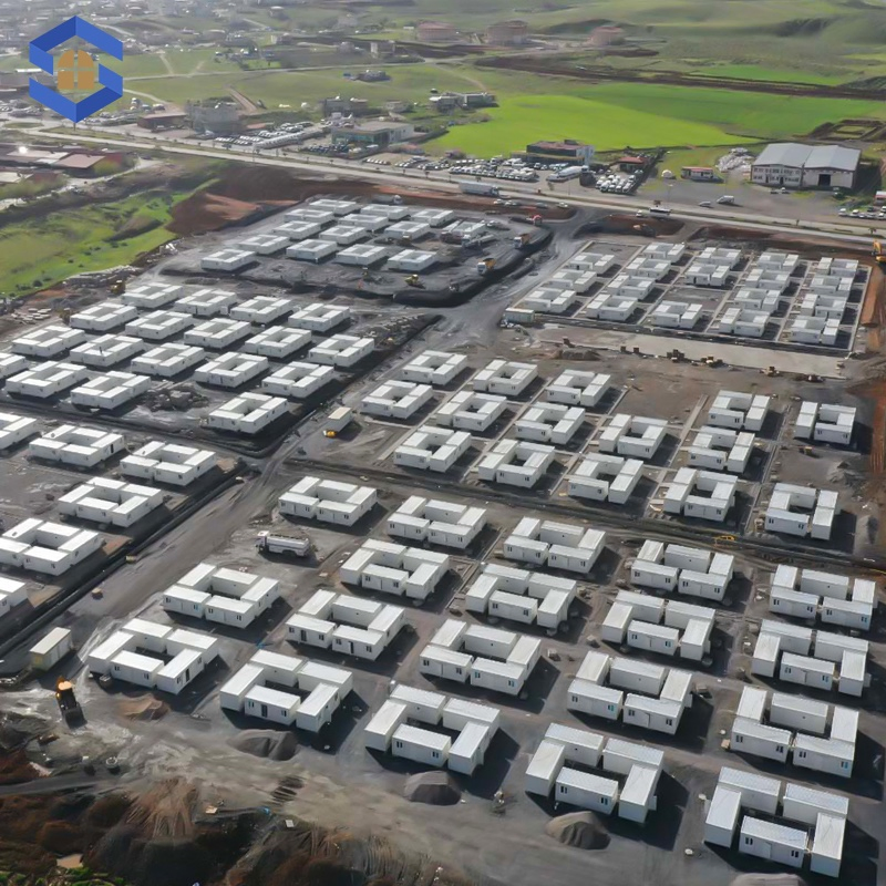 Flat Panel Container Soundproof Philippines Construction Worker Dorm Prefab Prefabricated Tiny House for Large-Scale Events &amp; Sports Games/Military Camps