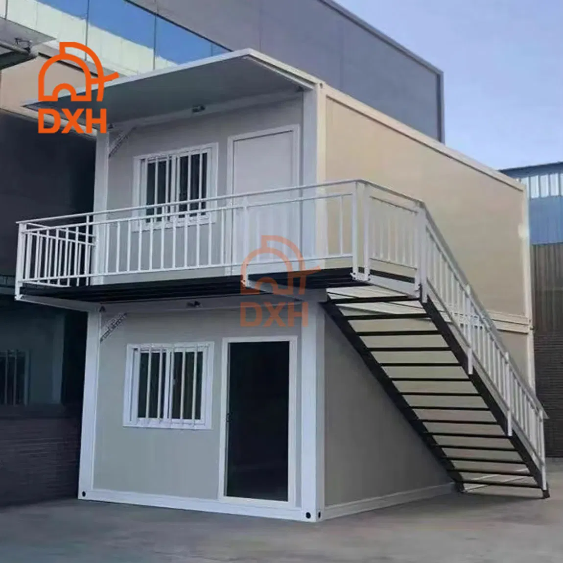 Dxh Portable Factory Customized Store Living Office Prefabricated Warehouse 20FT Suzhou Storeroom Airbnb Flat Pack Camping School Classroom Container House