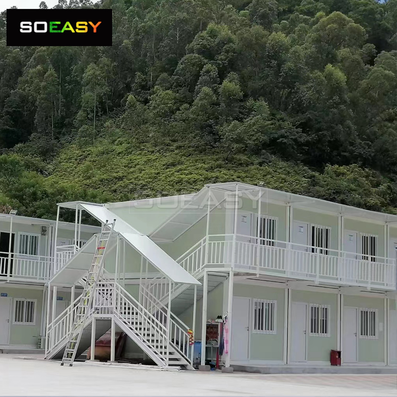 China Suppliers Portable Home Prefab Construction Site Office Flat Pack Container House Factory Price